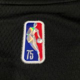 NBA Men 75th Anniversary Season 2022 Miami Heat Black #13 ADEBAYO Jersey High Quality Name and Number Print