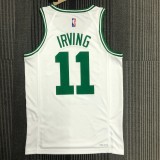 NBA 75th Anniversary Boston Celtics White #11 IRVING Jersey High Quality Name and Number Print