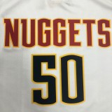 NBA Men Denver Nuggets White #50 GORDON Jersey High Quality Name and Number Print