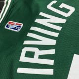 NBA 75th Anniversary Boston Celtics Green #11 IRVING Jersey High Quality Name and Number Print