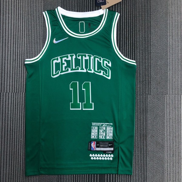 NBA Season 2022 Boston Celtics Green #11 IRVING Jersey High Quality Name and Number Print