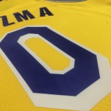 NBA 75th Anniversary Los Angeles Lakers Yellow Round Neck #0 KUZMA Jersey High Quality Name and Number Print