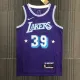 NBA Season 2022 75th Anniversary Los Angeles Lakers Purple Round Neck #39 HOWARD Jersey High Quality Name and Number Print