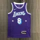 NBA Season 2022 75th Anniversary Los Angeles Lakers Purple Round Neck #8 BRYANT Jersey High Quality Name and Number Print