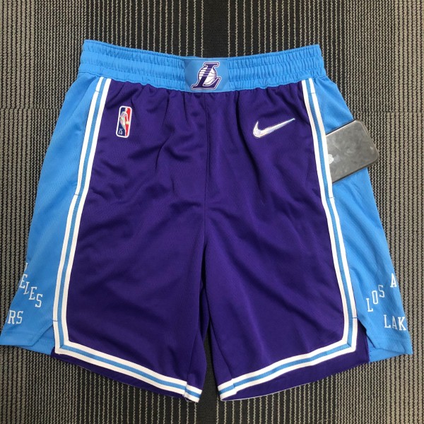 NBA Season 2022 75th Anniversary Los Angeles Lakers Purple Pant High Quality Name and Number Print