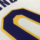 NBA 75th Anniversary Los Angeles Lakers White Round Neck #0 YOUNG Jersey High Quality Name and Number Print