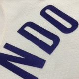 NBA 75th Anniversary Los Angeles Lakers White Round Neck #4 RONDO Jersey High Quality Name and Number Print