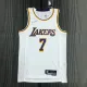 NBA 75th Anniversary Los Angeles Lakers White Round Neck #7 ANTHONY Jersey High Quality Name and Number Print