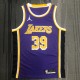 NBA Men Season 2021 Los Angeles Lakers #39 HOWARD Purple Round Neck with Jordan logo Jersey High Quality Name and Number Print