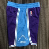 NBA Season 2022 75th Anniversary Los Angeles Lakers Purple Pant High Quality Name and Number Print