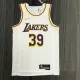 NBA 75th Anniversary Los Angeles Lakers White Round Neck #39 HOWARD Jersey High Quality Name and Number Print