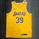 NBA Men Los Angeles Lakers Retro Yellow Round Neck #39 HOWARD Jersey High Quality Name and Number Print