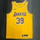 NBA Men Los Angeles Lakers Retro Yellow Round Neck #39 HOWARD Jersey High Quality Name and Number Print