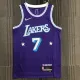 NBA Season 2022 75th Anniversary Los Angeles Lakers Purple Round Neck #7 ANTHONY Jersey High Quality Name and Number Print