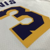 NBA 75th Anniversary Los Angeles Lakers White Round Neck #3 DAVIS Jersey High Quality Name and Number Print