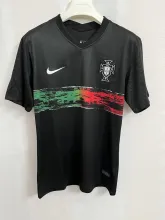 2022 Portugal Black Soccer Jersey Fans Version  1:1 Quality