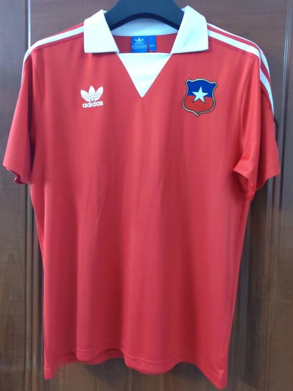 1982 Chile Home Retro Jersey Fans Version