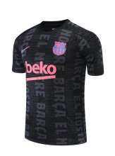 2022 Barcelona Training Jersey Black Color Thai Quality