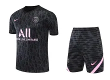 2022 PSG Training Jersey Black Training Tracksuit