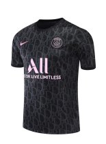 2022 PSG Jordan Training Jersey Black Color Fans Version