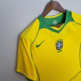 2004 Brazil Home Retro Jersey