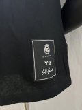 Real Madrid Y-3 Cotton T-shirt Black Color