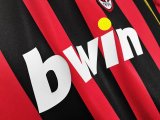 06-07 AC Milan Home Retro Jersey Long Sleeve