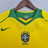 2004 Brazil Home Retro Jersey