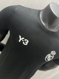Real Madrid Y-3 Cotton T-shirt Black Color