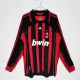 06-07 AC Milan Home Retro Jersey Long Sleeve