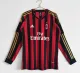13/14 AC Milan Home Retro Jersey Long Sleeve
