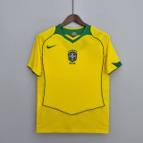 2004 Brazil Home Retro Jersey