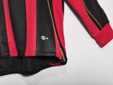 06-07 AC Milan Home Retro Jersey Long Sleeve
