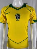 2004 Brazil Home Retro Jersey