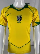 2004 Brazil Home Retro Jersey