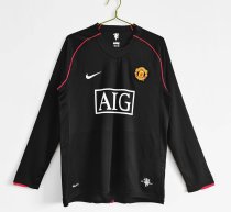 07-08 Man United Away Long Sleeve Retro Jersey