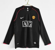 07-08 Man United Away Long Sleeve Retro Jersey