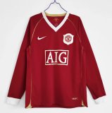 06/07 Man United  Home Long Sleeve Retro Jersey