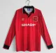 94/96 Man United  Home Long Sleeve Retro Jersey
