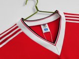 1983 Man United  Home Long Sleeve Retro Jersey
