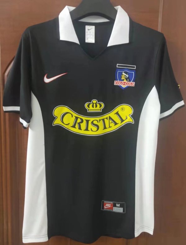 95/97 Colo-Colo Away Black Retro Soccer Jersey