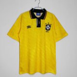 91/93  Brazil Home Retro Jersey
