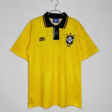 91/93  Brazil Home Retro Jersey