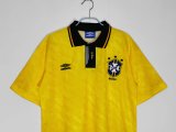 91/93  Brazil Home Retro Jersey