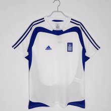 2004 Greece Home Soccer Jersey Fans Version
