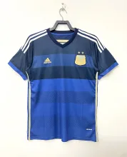 2014 Argentina Away Retro Jersey Fans Version
