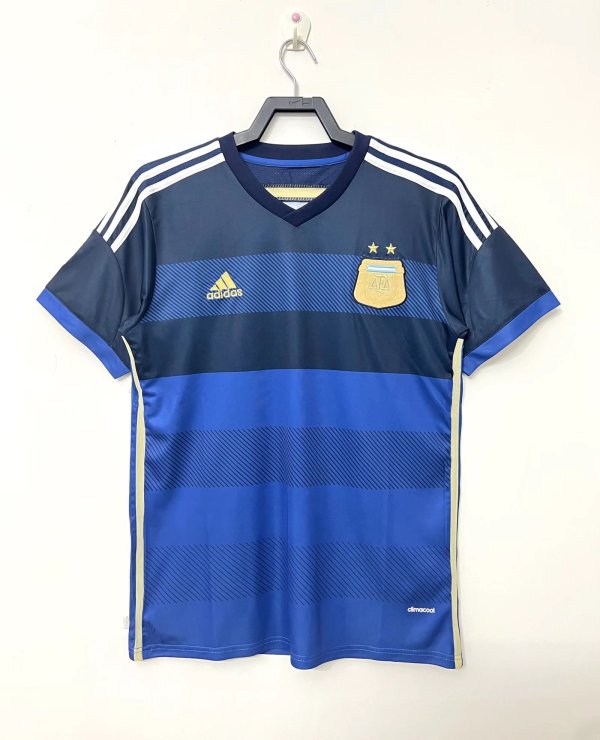 2014 Argentina Away Retro Jersey Fans Version