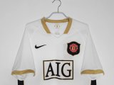 06-07  Man United White Retro Jersey