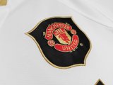 06-07  Man United White Retro Jersey