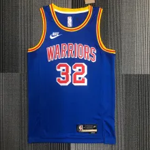 NBA Men Golden State Warriors Retro Blue #32 PORTER JR. Jersey High Quality Name and Number Print